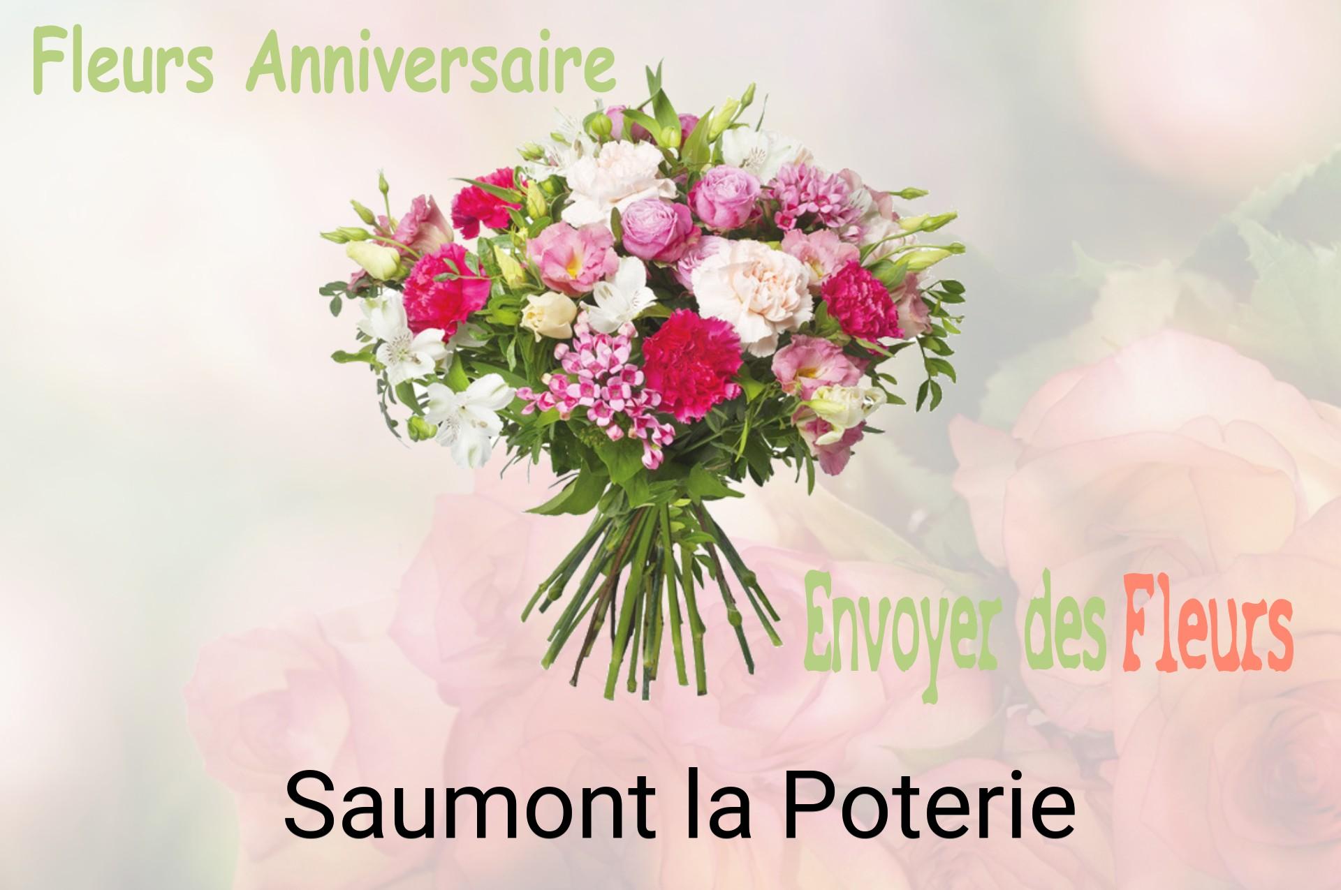 Bouquet de fleurs d’anniversaire livré à Saumont-la-Poterie