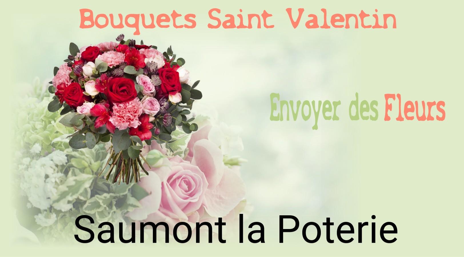 Roses de Saint-Valentin livrées à Saumont-la-Poterie